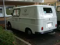 Heckansicht eines VW Typ 147. 1964 - 1974. Duke of Downtown am 09.09.2017 in Essen-Rüttenscheid.