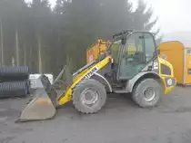 Kramer Allrad 750 eingesetzt beim Bau der B50n, 03.09.2017