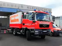 Feuerwehr Kleinostheim MAN TGM V-LKW (Florian Kleinostheim 56/1) am 10.09.17 beim Tag der Offenen Tür