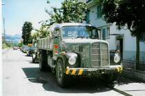 Frey, Steffisburg Nr. 1/BE 208505 Saurer an der Langestrasse im Lerchenfeld bei Thun