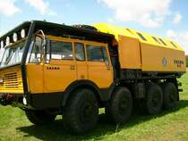 Schwerlastfahrzeug Tatra T813 mit vel�ngerten LAKII Aufbau beim Treffen in Auerbach Rebesgr�n