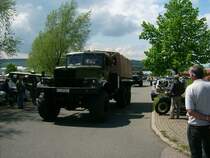 Dieser Kraz 255 kam von Der Rundfahrt zur�ck auf das Veranstalltungsgel�nde in Auerbach Rebesgr�n 