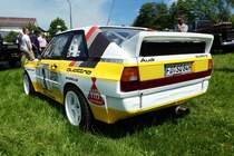 =Audi Quattro, gesehen bei der Oldtimerausstellung in Thalau im Mai 2017