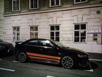 Mitsubishi Lancer X am 21.09.2017 in WIen.