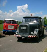 Bundesbahn Zugmaschine vom Typ Kaelble beim Oldtimertreffen in Auerbach Rebesgr�n.Diese Zugmaschine geh�hrt zur Sammlung einer Spedition in Ellefeld/Vogtl.