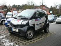 Smart for two einer H�nfelder Apotheke als Werbetr�ger f�r �rtliche Gesch�fte und Dienstleister am 19.01.2009 in 36088 H�nfeld