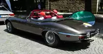 =Jaguar E-Type, steht anl. der ADAC Deutschland Klassik 2017 in Fulda, Juli 2017