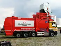 Helmut Westarp Mercedes Benz Antos Müllfahrzeug am 24.09.17 beim Hafenfest im Bayernhafen Aschaffenburg