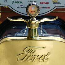 =Ford Model T Tourabout Temperaturanzeige, gesehen anl. der ADAC Deutschland Klassik 2017 in Fulda, Juli 2017
