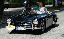 =MB 190 SL Cabrio, Bj. 1960, unterwegs in Fulda anl. der ADAC Deutschland Klassik 2017, Juli 2017