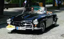 =MB 190 SL Cabrio, Bj. 1960, unterwegs in Fulda anl. der ADAC Deutschland Klassik 2017, Juli 2017
