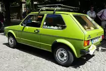 =VW Golf I L, 50 PS, Bj. 1976, steht anl. der ADAC Deutschland Klassik 2017 in Fulda, Juli 2017