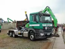 Westarp Mercedes Benz Antos Wechsellader am 24.09.17 beim Hafenfest im Bayernhafen Aschaffenburg