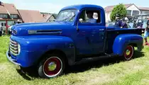 =Ford F 1, gesehen bei der Oldtimerausstellung in Thalau im Mai 2017