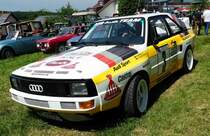 =Audi Quattro, gesehen bei der Oldtimerausstellung in Thalau im Mai 2017