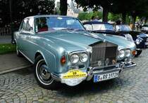 =Rolls Royce Corniche 2 Door Saloon, 220 PS, Bj. 1972, gesehen anl. der ADAC Deutschland Klassik 2017 in Fulda, Juli 2017