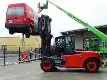 Linde H160 Gabelstappler am 24.09.17 beim Hafenfest im Bayernhafen Aschaffenburg