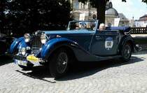 =MG SA Tickford Drophead Coupe`, Bj. 1938, 78 PS, 2322 ccm, steht anl. der ADAC Deutschland Klassik 2017 in Fulda, Juli 2017