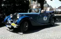 =MG SA Tickford Drophead Coupe`, Bj. 1938, 78 PS, 2322 ccm, steht anl. der ADAC Deutschland Klassik 2017 in Fulda, Juli 2017