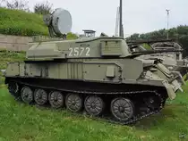 Die Flugabwehr-Selbstfahrlafette ZSU-23-4  Schilka   in der Zweigstelle Fort IX  Sadyba  des Armeemuseums Warschau. (August 2011)