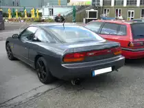 Heckansicht eines Nissan 200SX der Baureihe S13. 1989 - 1993. All-Jap Treffen am 03.10.2017 in Krefeld.