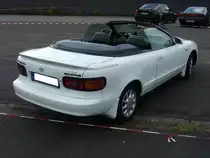 Heckansicht eines Toyota Celica T18 Cabriolet. 1989 - 1994. All-Jap Treffen am 03.10.2017 in Krefeld.