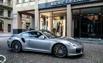 Porsche 911 (997), gesehen in der Innenstadt von Frankfurt am Main am 22.09.2017