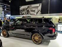 Land Rover Range Rover Sport auf dem Stand von Startech. Foto: Frankfurt Motor Show (IAA) 2017.