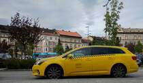Toyota Avensis Taxi in Budapest am 23.09.2017.