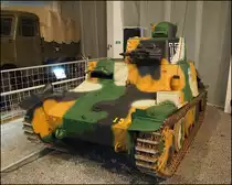 Ein leichter Kampfpanzer Praga AH-IV (Baujahre 1935) in Armeemuseums VHU Lešany am 7.10.2017