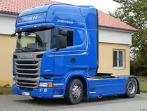 Scania R410 Sattelzugmaschine in Sassnitz am 23.09.2017