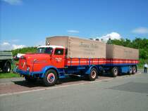 H6 Speditions H�ngerzug aus der Sammlung der Ellefelder Spedition beim Treffen in Auerbach Rebesgr�n