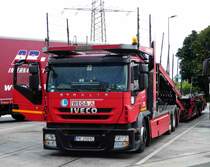 =Iveco - Autotransporter rastet im Juli 2017 an der A 3