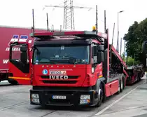 =Iveco - Autotransporter rastet im Juli 2017 an der A 3