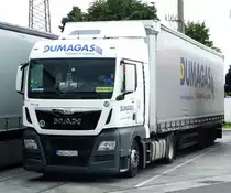 =MAN - Sattelzug von DUMAGAS rastet im Juli 2017 an der A 3