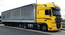 =DAF XF - Sattelzug rastet im Juli 2017 an der A 3