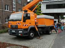 HEAG mobilo MAN Hebebühne am 07.10.17 in Darmstadt beim Tag der offenen Tür