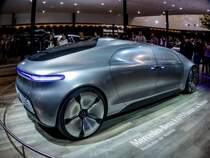 Mercedes-Benz F015 Luxury in Motion (Rückansicht) auf der IAA 2017 Frankfurt Motor Show (September 2017).