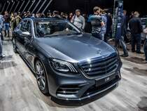 Mercedes-Benz S-Classe Facelift auf der IAA 2017 Frankfurt Motor Show (September 2017).
