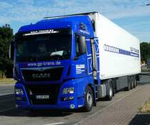 =MAN - Sattelzug von  G&P-Trans  rastet im Juli 2017 an der A 3