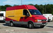 =Iveco Daily rastet im Juli 2017 an der A 3