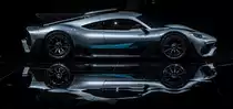 Seitenansicht: Mercedes-AMG Project One auf der IAA 2017 Frankfurt Motor Show (September 2017).