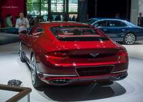 Der neue Bentley COntinental GT (ab 2017), ausgestellt  auf der IAA 2017 Frankfurt Motor Show (September 2017).