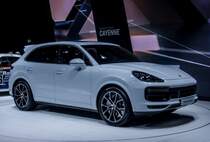 Porsche Cayenne (ab 2017) auf der IAA 2017 Frankfurt Motor Show (September 2017).