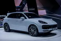Porsche Cayenne (ab 2017) auf der IAA 2017 Frankfurt Motor Show (September 2017).