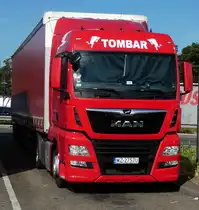 =MAN - Sattelzug von rastet im Juli 2017 an der A 3