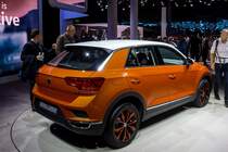 VW T-Roc gesehen auf der IAA 2017 Frankfurt Motor Show (September 2017).