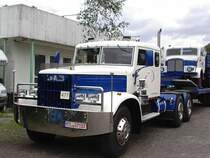 Krementschuk Kraz256 Zals Sattelzugmaschine mit Tieflader und S4000als ladung in Markleeberg 2007