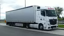 =MB Actros - Sattelzug von rastet im Juli 2017 an der A 3