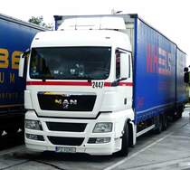 =MAN - Sattelzug von rastet im Juli 2017 an der A 3